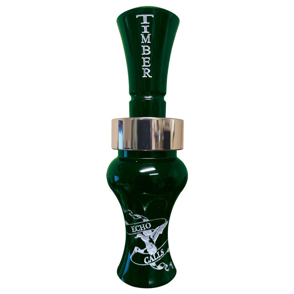 ECHO CALLS INC 77766 Timber Duck Acrylic Dark Green Single Reed