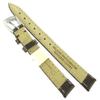 16mm Morellato Italy Genuine Certified Lizard Brown Stitched Watch Band 718A view 3