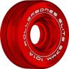 RollerBones Art Elite Competition 101a Roller Skate Wheels - Red - 62mm view 1