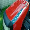 Lawn Mower Decals Stickers - 2pc Set - American Flag view 2