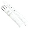 14mm Milano Genuine Certified Lizard White Stitched Ladies Watch Band 718a view 2