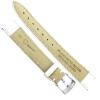 14mm Milano Genuine Certified Lizard White Stitched Ladies Watch Band 718a view 3