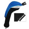 Andux 5pcs/Set Mesh Golf 460cc Driver Fairway Wood Club Head Covers Long Neck with No. Tags Black/Blue view 3
