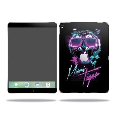 MightySkins Skin Compatible with Apple iPad Pro - Miami Tiger | Protective, Durable, and Unique Vinyl Decal wrap Cover | Easy to Apply, Remove, and Change Styles | Made in The USA