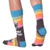 K. Bell Socks Men's Play on Words Novelty Crew Socks, Chubby Unicorn (Bright Multi), Shoe Size: 6-12 view 3