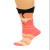 K. Bell Socks Women's Wide Mouth Leg Eating Novelty Casual Crew Socks, Flamingo (Pink), Shoe Size: 4-10 view 1