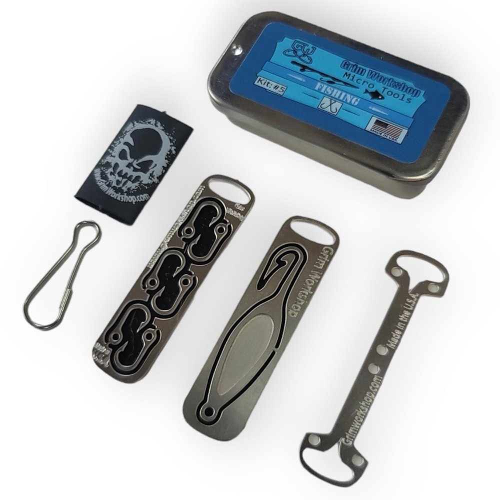 Grim Workshop Micro Fishing Kit - Survival Fishing Kit