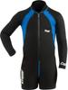 Cressi Kids Swimsuit Long Sleeve One Piece Swimsuits, Black/Blue, S view 1
