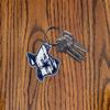 Rico Industries NFL Football Jacksonville Jaguars State Shape Keychain 2 x 3-" view 2
