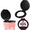 72 HRS Premium Portable Camping Toilet Seat with Lid for 5 Gallon Buckets, Outdoor Camping, Hiking, Emergencies - Perfect for Emergency Preparedness, Backcountry, Car, Boat, Road Trips (No Bucket) view 1