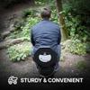 72 HRS Premium Portable Camping Toilet Seat with Lid for 5 Gallon Buckets, Outdoor Camping, Hiking, Emergencies - Perfect for Emergency Preparedness, Backcountry, Car, Boat, Road Trips (No Bucket) view 2