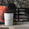 72 HRS Premium Portable Camping Toilet Seat with Lid for 5 Gallon Buckets, Outdoor Camping, Hiking, Emergencies - Perfect for Emergency Preparedness, Backcountry, Car, Boat, Road Trips (No Bucket) view 4