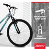 Huffy Stone Mountain Women's Mountain Bike, Gray, 26 Inch Wheels/17 Inch Frame view 2
