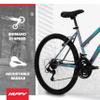 Huffy Stone Mountain Women's Mountain Bike, Gray, 26 Inch Wheels/17 Inch Frame view 3
