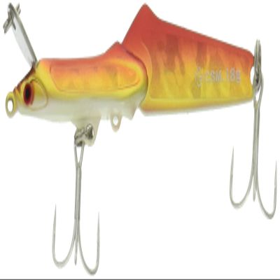 Tacklehouse CSM18 Lure, Steel Minnow, No. 2, Gold Red, Glowberry
