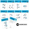 NewMe Fitness Foam Roller Workout Cards, Instructional Fitness Deck for Women & Men, Beginner Fitness Guide to Training Exercises at Home or Gym view 4