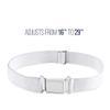 Buyless Fashion Kids Boys Toddler Adjustable Elastic Belt With Magnetic Buckle - 4 Pack - 5100-White view 2