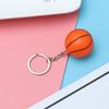 TOYMYTOY 4CM Stimulated Basketball Key Chain Sports Key Ring Souvenir Car Hanging Decoration(Orange Rough Surface) view 2