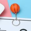 TOYMYTOY 4CM Stimulated Basketball Key Chain Sports Key Ring Souvenir Car Hanging Decoration(Orange Rough Surface) view 3