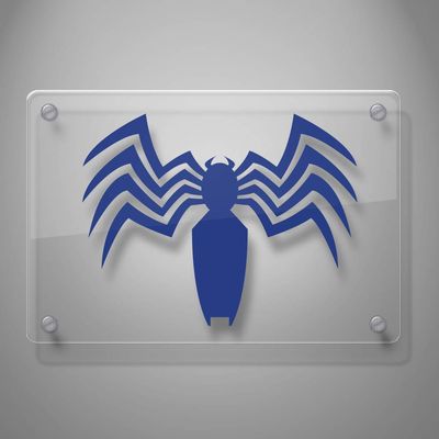 Yoonek Graphics Spider Venom Vinyl Decal Sticker # 866 (6" x 7.8", Other)