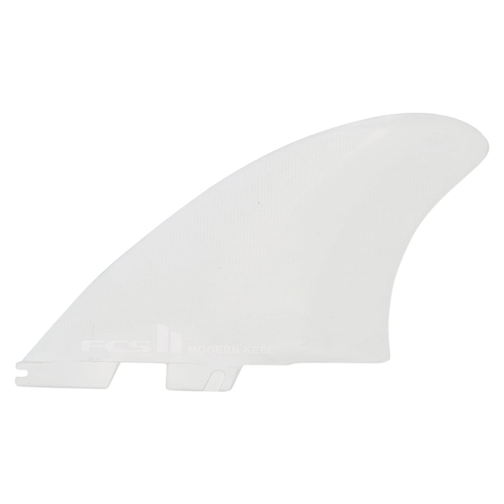 FCS II Modern Keel Performance Core Twin Surfboard Fins - White