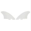 FCS II Modern Keel Performance Core Twin Surfboard Fins - White view 3