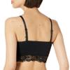 Ahh By Rhonda Shear Women's Seamless Lace Bra with Removable Straps, Black,Medium view 2