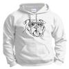 ThisWear Bully Gifts Dog Bday Gift Dog Presents Bulldog Gifts English Bulldog Sunglasses Dog Gift Hoodie Sweatshirt 2XL Ash view 1