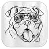 ThisWear Bully Gifts Dog Bday Gift Dog Presents Bulldog Gifts English Bulldog Sunglasses Dog Gift Hoodie Sweatshirt 2XL Ash view 3