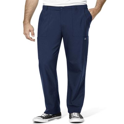 WonderWink Men's Big-Tall Men's Cargo Pocket Pant Pants, Navy, 3-XLarge/Tall
