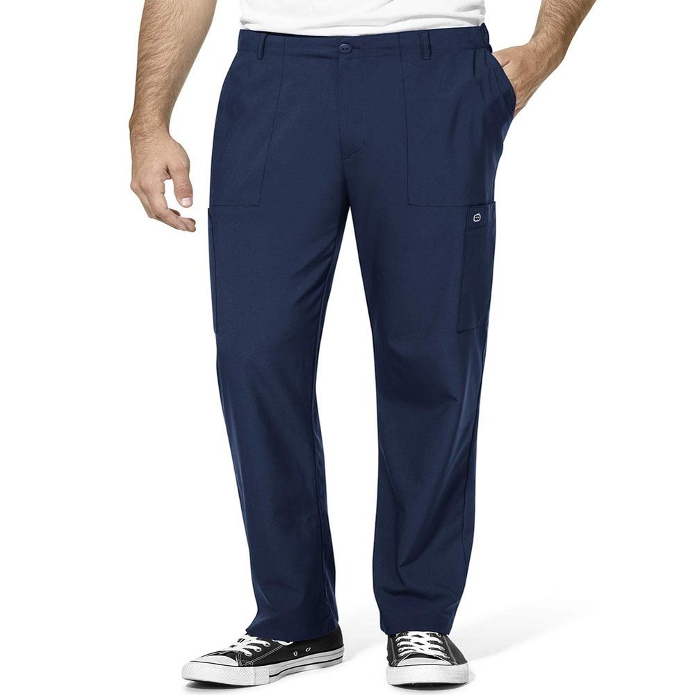 WonderWink Men's Big-Tall Men's Cargo Pocket Pant Pants, Navy, 3-XLarge/Tall