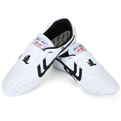 Taekwondo Shoes,Martial Arts Sneaker Sport Boxing Karate Kung fu Taichi ShoesLightweight Shoes for Kids Women Men Adult with Blue Storage Bag(44 Size Suitable 27mm Foot Length) Scarpe Taekwondo