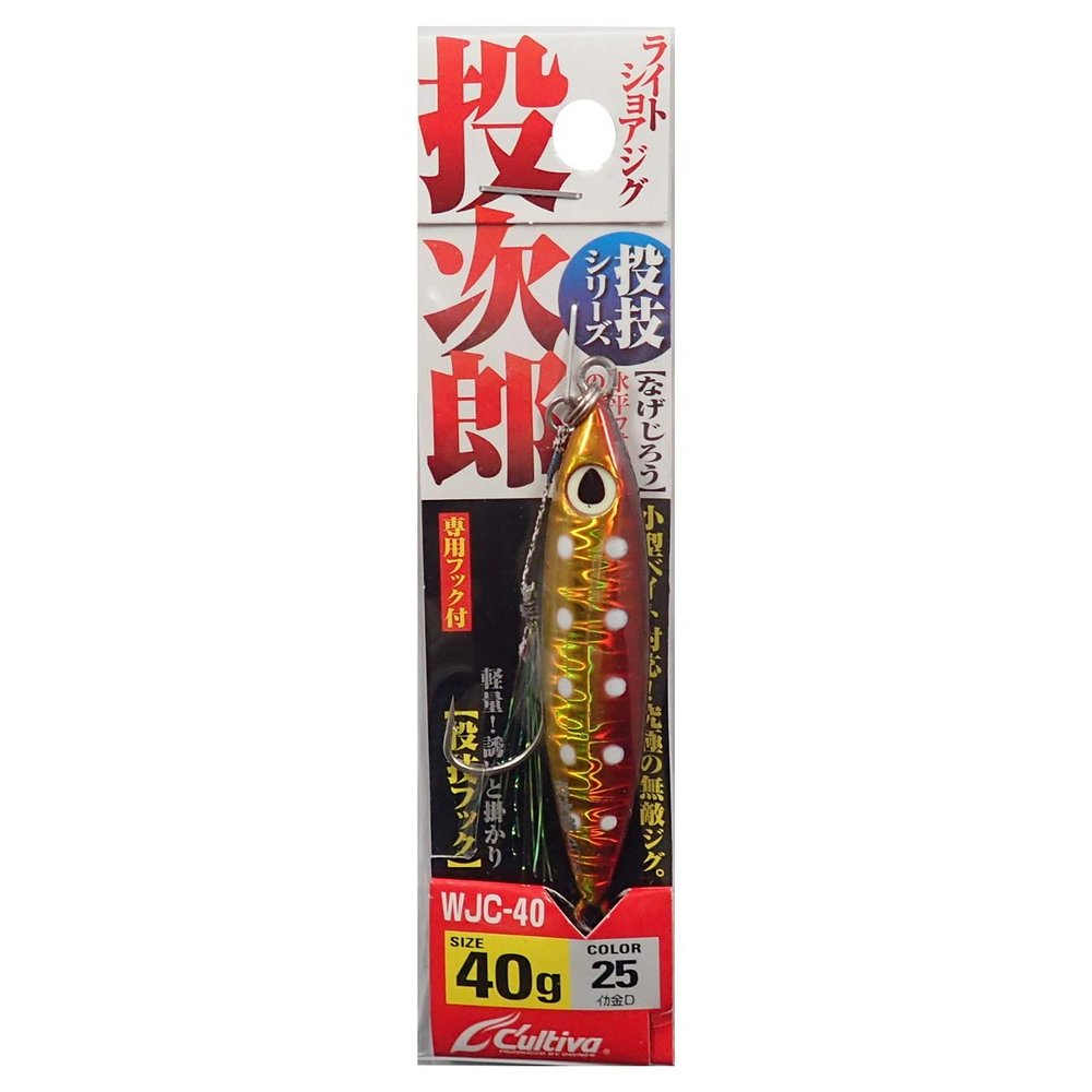 Owner WJC-40 Metal Jig Throwing Jiro 40 No. 31995 25 Squid Gold D