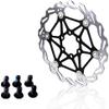 180mm Disc Brake Rotor with 6 Bolts Stainless Steel Rotors Fit for Road Bike, Mountain Bike, , BMX (Stainless Steel) view 1
