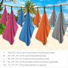 HOEAAS 2 Pack Microfiber Camping Towels, Quick Dry Towel, Super Absorbent Ultra Compact Travel Towel Soft Lightweight Sports Towel for Sweat Fast Drying Towels for Pool,Gym,Hiking,Backpacking,Fitness view 3