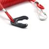 ZOOKOTO 2pcs Outboard Replacement Engine Stop Lanyard Motor Safety Rope Kill Switch Key Lanyard for Yamaha Tohatsu Outboard Motors view 3