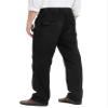 IDEALSANXUN Mens Elastic Waist Denim Solid Casual Pants (Black, 36x32) view 2