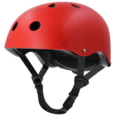 Tourdarson Skateboard Helmet Impact Resistance Ventilation for Youth & Adults (Red,Large)