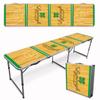 Infusion Custom 8-Foot (Regulation Size) Premium Folding Party Pong Tailgate Travel Table - Shamrock view 1