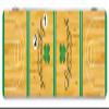 Infusion Custom 8-Foot (Regulation Size) Premium Folding Party Pong Tailgate Travel Table - Shamrock view 3