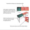 Infusion Custom 8-Foot (Regulation Size) Premium Folding Party Pong Tailgate Travel Table - Shamrock view 4