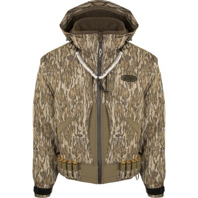 Drake Waterfowl Guardian Elite Flooded Timber Jacket - Shell Weight Mossy Oak Bottomland 3Xlarge