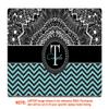 Decalrus - Protective Decal for The Dell XPS 15 9575 (15.6" Screen) Laptop with Customized Monogram DExps15_9575-Monogram34 view 1