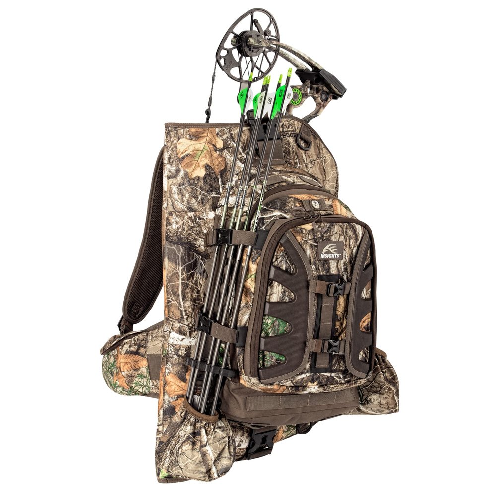 Insights Hunting by frogg toggs - The Vision Bow Pack, Camouflaged Hunting Pack, Realtree EDGE