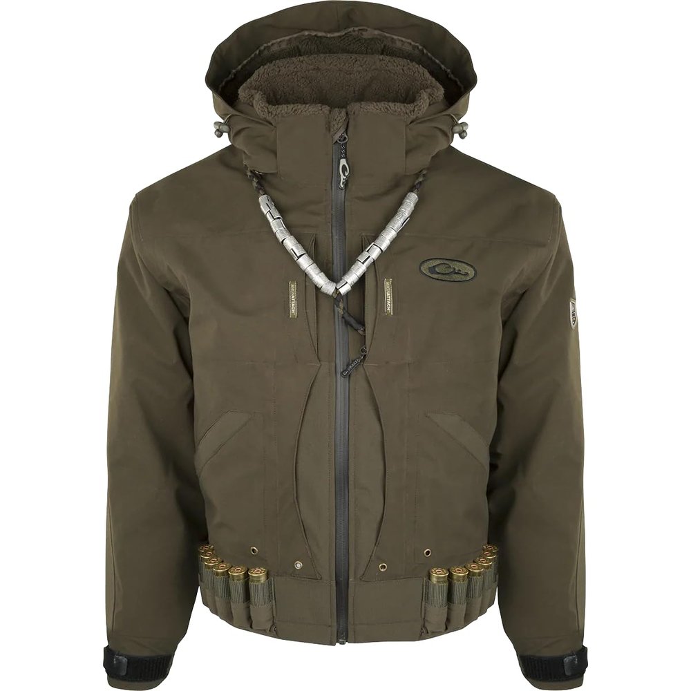 Drake Waterfowl Guardian Elite Flooded Timber Jacket - Shell Weight Green Timber Small
