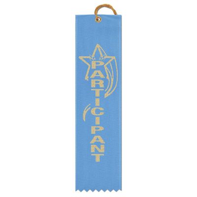 Hodges Badge Company Star Participant Ribbon 25 Count or 50 Count Pack (25)