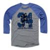 500 LEVEL Auston Matthews 3/4 Sleeve T-Shirt (Baseball Tee, XXX-Large, Royal/Heather Gray) - Auston Matthews Game B view 1