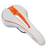 GORIX Bike Saddle Seat Comfortable Cushion with Rail Mountain Road Bicycle for Men and Women (GX-C19) (WhiteOrange) view 1