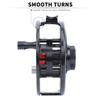 Maxcatch Fly Fishing Reel with CNC-machined Aluminum Body Avid Series Best Value - 1/3, 3/4, 5/6, 7/8, 9/10 Weights(Black, Green, Blue, Silver, Black&Silver) (Black, 3/4 wt) view 4