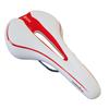 GORIX Bike Saddle Seat Comfortable Cushion with Rail Mountain Road Bicycle for Men and Women (GX-C19) (WhiteRed) view 1